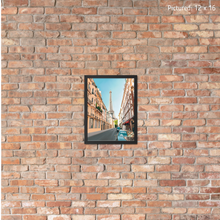 Load image into Gallery viewer, Paris Eiffel Tower Street Framed Art Print