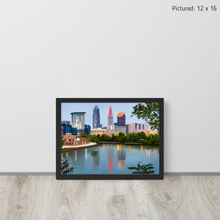 Load image into Gallery viewer, Cleveland Skyline Framed Art Print