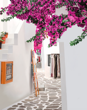 Load image into Gallery viewer, Santorini Streets Art Print
