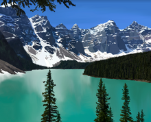 Load image into Gallery viewer, Banff Moraine Lake Framed Art Print