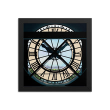 Load image into Gallery viewer, Paris Musée d'Orsay Clock Framed Art Print