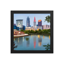 Load image into Gallery viewer, Cleveland Skyline Framed Art Print