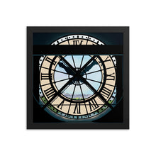 Load image into Gallery viewer, Paris Musée d'Orsay Clock Framed Art Print