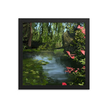 Load image into Gallery viewer, Victoria Butchart Gardens Framed Art Print