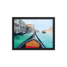 Load image into Gallery viewer, Venice Gondola Framed Art Print
