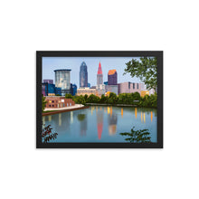 Load image into Gallery viewer, Cleveland Skyline Framed Art Print