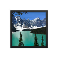 Load image into Gallery viewer, Banff Moraine Lake Framed Art Print