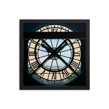 Load image into Gallery viewer, Paris Musée d'Orsay Clock Framed Art Print
