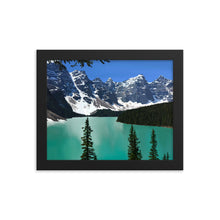 Load image into Gallery viewer, Banff Moraine Lake Framed Art Print