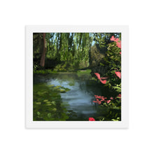 Load image into Gallery viewer, Victoria Butchart Gardens Framed Art Print
