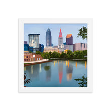 Load image into Gallery viewer, Cleveland Skyline Framed Art Print