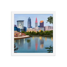 Load image into Gallery viewer, Cleveland Skyline Framed Art Print