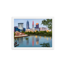 Load image into Gallery viewer, Cleveland Skyline Framed Art Print