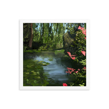 Load image into Gallery viewer, Victoria Butchart Gardens Framed Art Print