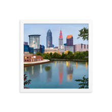 Load image into Gallery viewer, Cleveland Skyline Framed Art Print