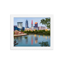 Load image into Gallery viewer, Cleveland Skyline Framed Art Print
