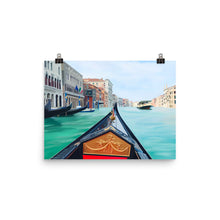 Load image into Gallery viewer, Venice Gondola Art Print