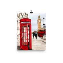 Load image into Gallery viewer, London Telephone Booth and Big Ben Art Print