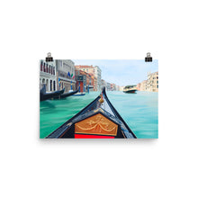 Load image into Gallery viewer, Venice Gondola Art Print