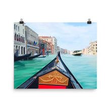 Load image into Gallery viewer, Venice Gondola Art Print