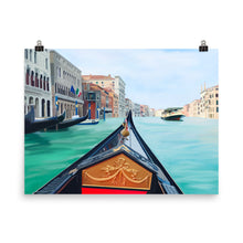 Load image into Gallery viewer, Venice Gondola Art Print
