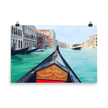 Load image into Gallery viewer, Venice Gondola Art Print