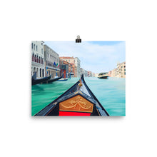Load image into Gallery viewer, Venice Gondola Art Print