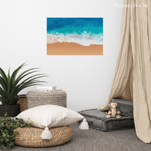 Load image into Gallery viewer, Ocean Waves Art Print