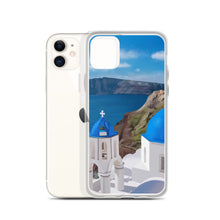 Load image into Gallery viewer, Santorini Blue Domes iPhone Case