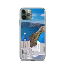 Load image into Gallery viewer, Santorini Blue Domes iPhone Case