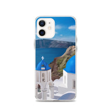 Load image into Gallery viewer, Santorini Blue Domes iPhone Case