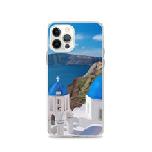 Load image into Gallery viewer, Santorini Blue Domes iPhone Case