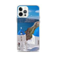 Load image into Gallery viewer, Santorini Blue Domes iPhone Case