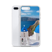 Load image into Gallery viewer, Santorini Blue Domes iPhone Case