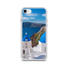 Load image into Gallery viewer, Santorini Blue Domes iPhone Case