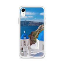 Load image into Gallery viewer, Santorini Blue Domes iPhone Case