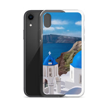 Load image into Gallery viewer, Santorini Blue Domes iPhone Case