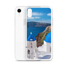 Load image into Gallery viewer, Santorini Blue Domes iPhone Case