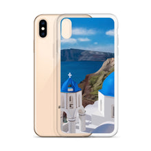 Load image into Gallery viewer, Santorini Blue Domes iPhone Case