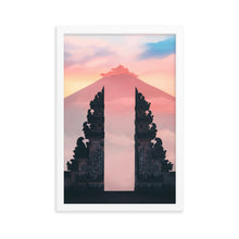 Load image into Gallery viewer, Bali Gates of Heaven Framed Art Print
