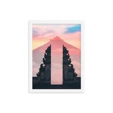 Load image into Gallery viewer, Bali Gates of Heaven Framed Art Print