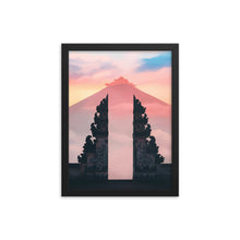 Load image into Gallery viewer, Bali Gates of Heaven Framed Art Print