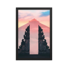 Load image into Gallery viewer, Bali Gates of Heaven Framed Art Print