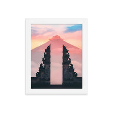 Load image into Gallery viewer, Bali Gates of Heaven Framed Art Print