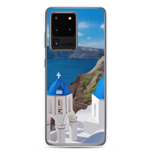 Load image into Gallery viewer, Santorini Blue Domes Samsung Case