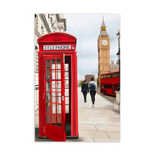 Load image into Gallery viewer, London Telephone Booth and Big Ben Postcard