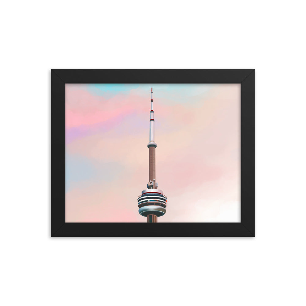 Toronto CN Tower Framed Art Print