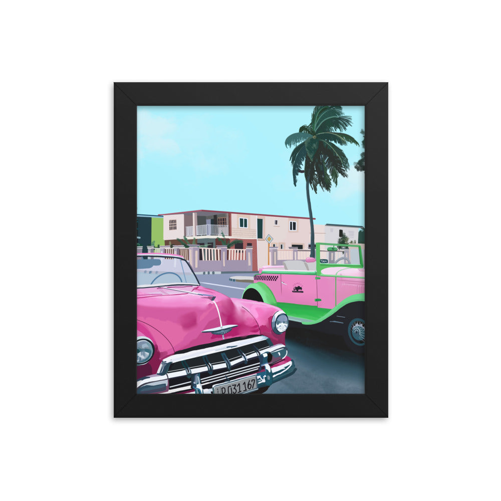 Havana Streets Framed Art Print