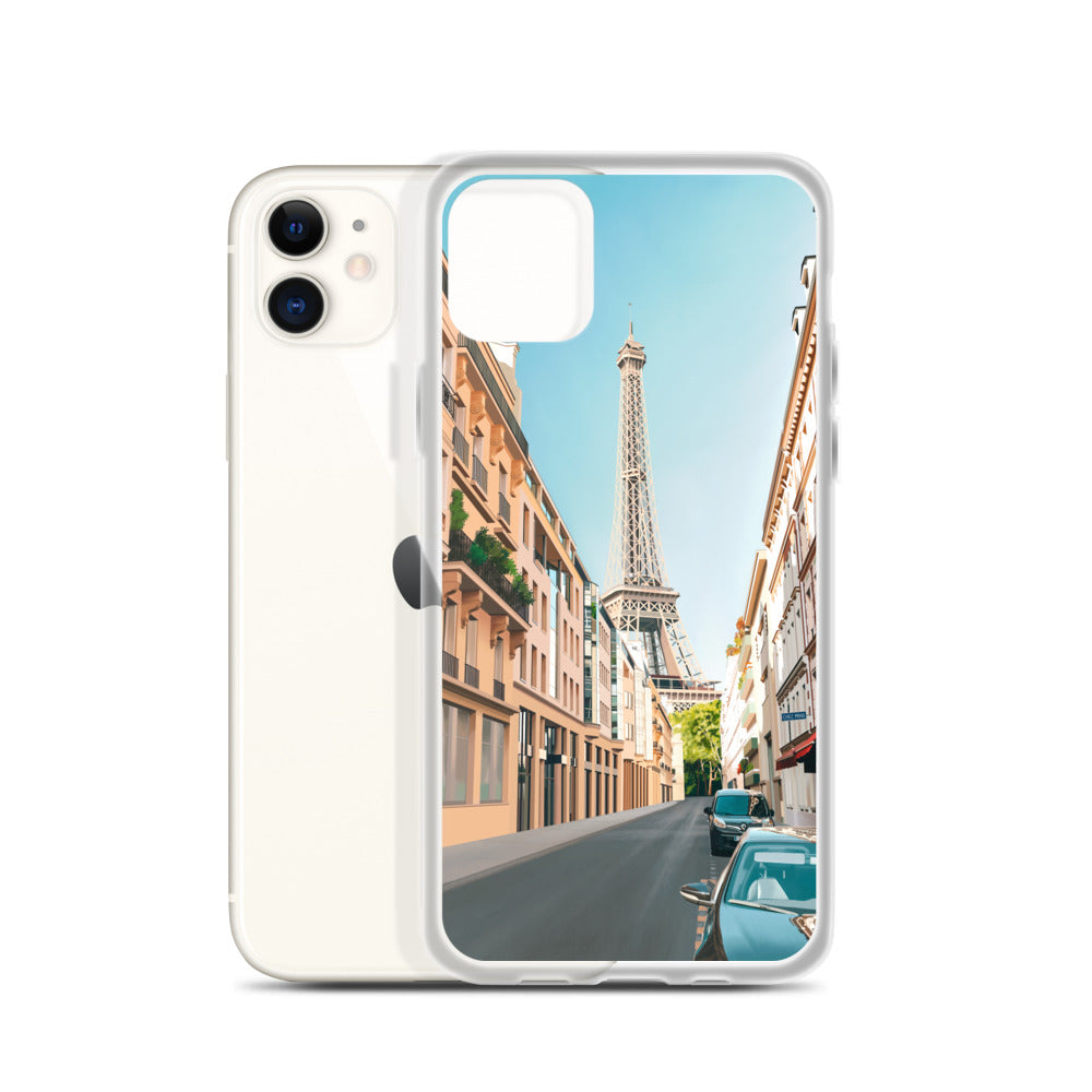 Paris Eiffel Tower Street iPhone Case