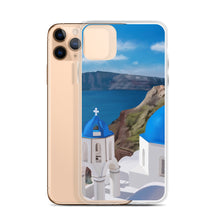 Load image into Gallery viewer, Santorini Blue Domes iPhone Case
